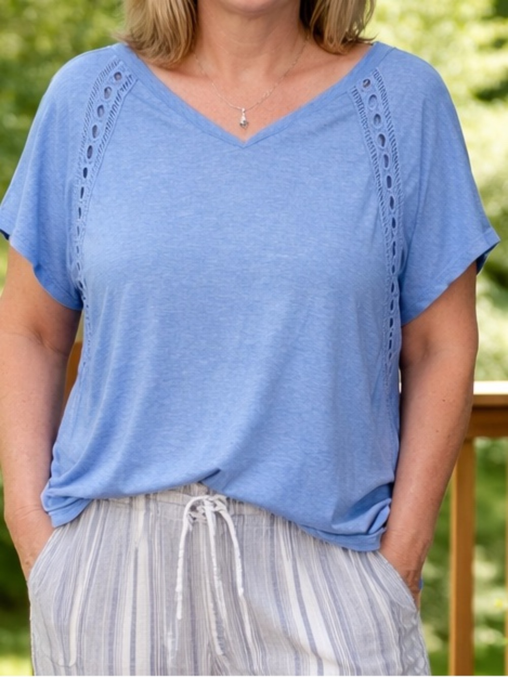 Blue Womens Tunic/Shirt